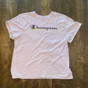 Champion Men's Pink T-shirt